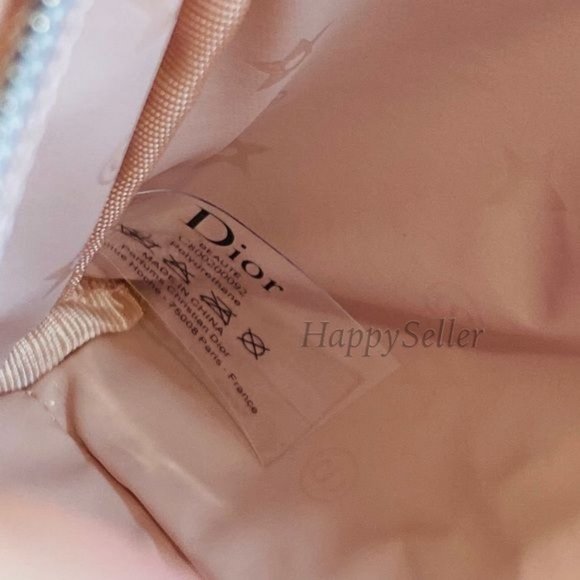 Dior Pouch Cosmetics Organizer Makeup Bag Pink Dopp Kit Clutch Designer GWP NEW - Picture 3 of 8